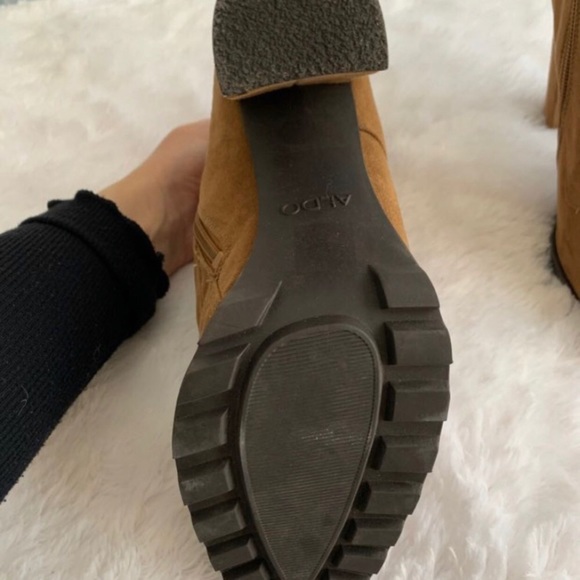 Aldo Chunky Heel Lace up Boot - Picture 5 of 5